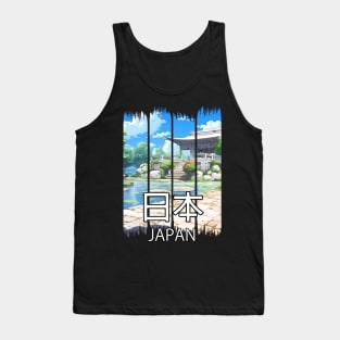 Japanese Temple Landscape – Anime Shirt Tank Top